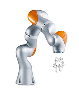 Kuka Lbr Iiwa 7 Robot Arm Seven Axis Cooperative Robot ruota intorno